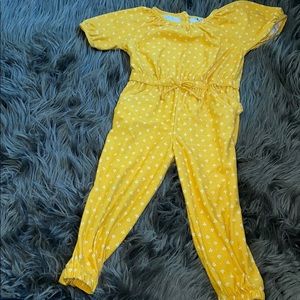 babygirl jump suit with button back& pockets - 3t